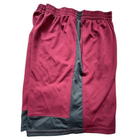 Iowa State Cyclones Maroon & Gray Athletic Basketball Shorts Youth XL 14/16 - Picture 3 of 15